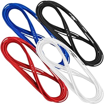 Figures Toy Company 4 Sets of Colored Ring Ropes for Large 21.5 x 21.5 Inch Wrestling Action Figure Rings