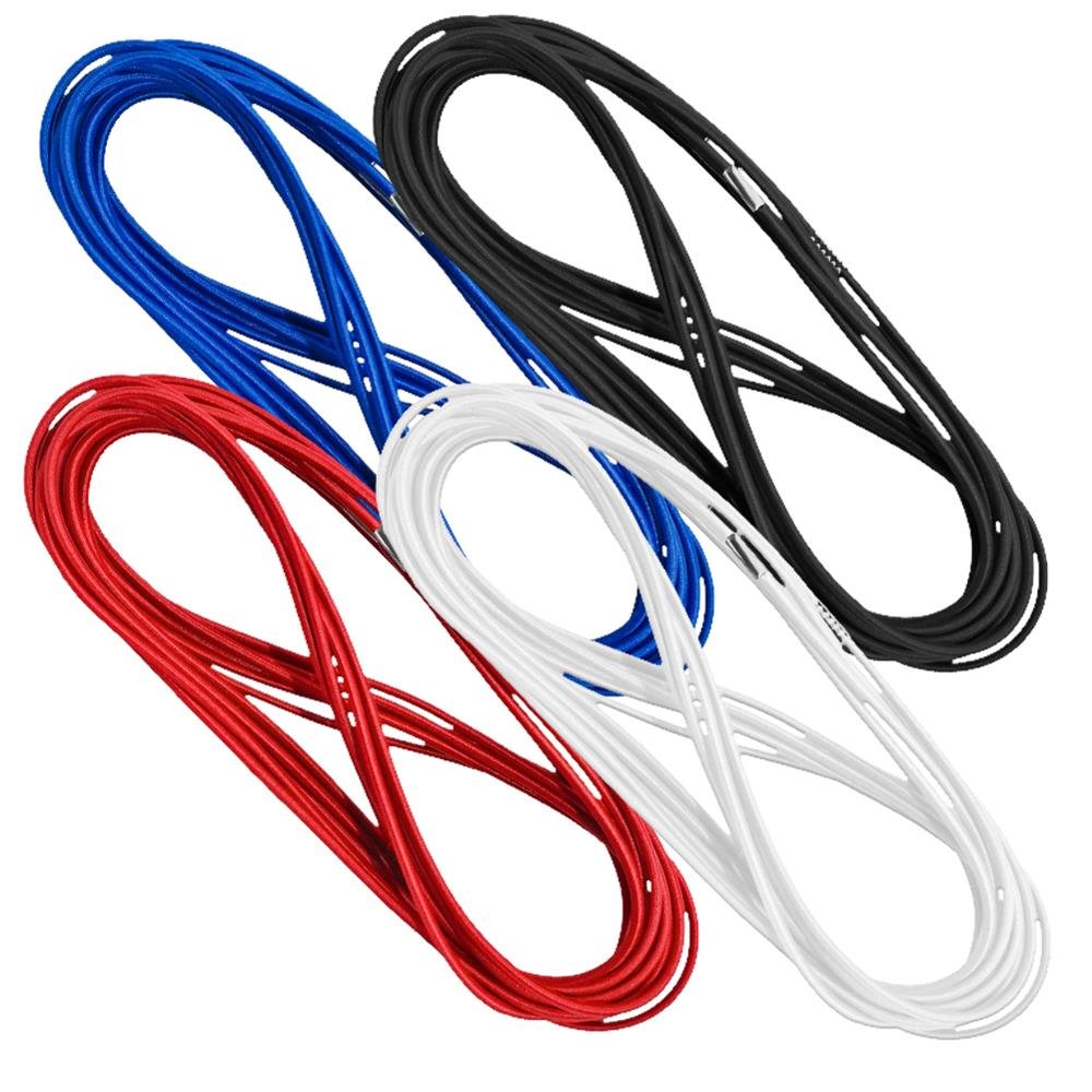 Figures Toy Company 4 Sets of Colored Ring Ropes for Large 21.5 x 21.5 Inch Wrestling Action Figure Rings