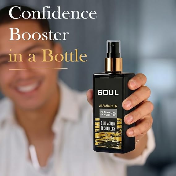 Perfume Body Spray for Men infused with Pheromones, Pheromone Cologne for Men - 4fl.oz Men`s Perfume - Citrus Woody Spicy Long Lasting Scent - Pheromone Fragrance Mist for Men