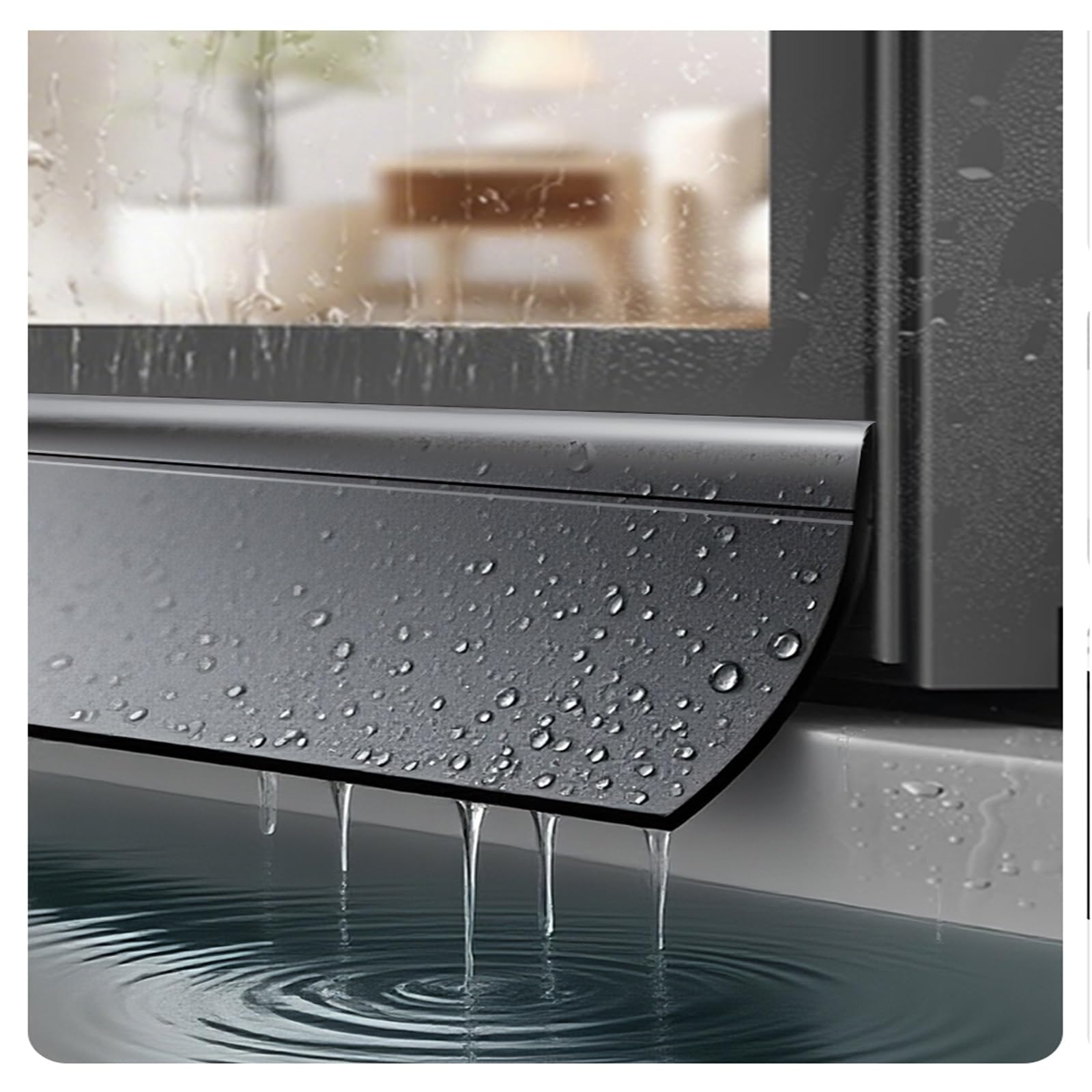 Bâche anti-goutte pour protéger vos fenêtres de la pluie en hiver