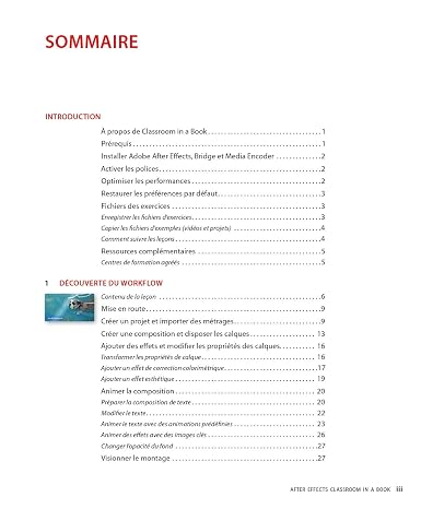 After Effects CC 2019 Classroom in a Book: Guide d'entraînement officiel d'Adobe