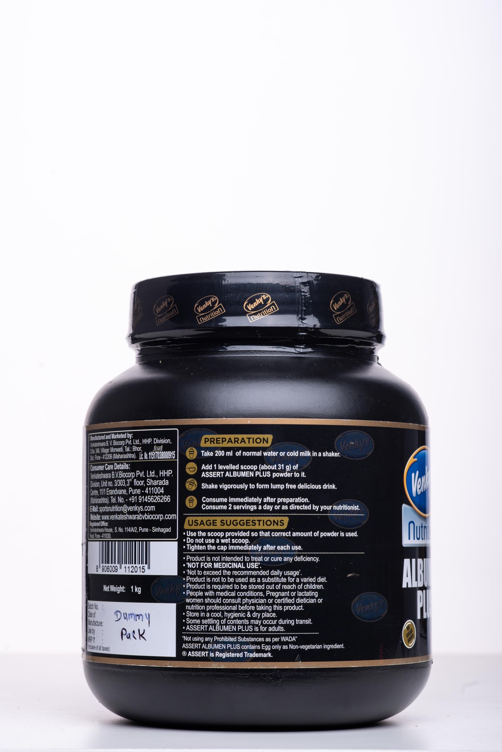 Venkys Nutrition Albumen Plus 1Kg Mango Flavor — Amazon image 5