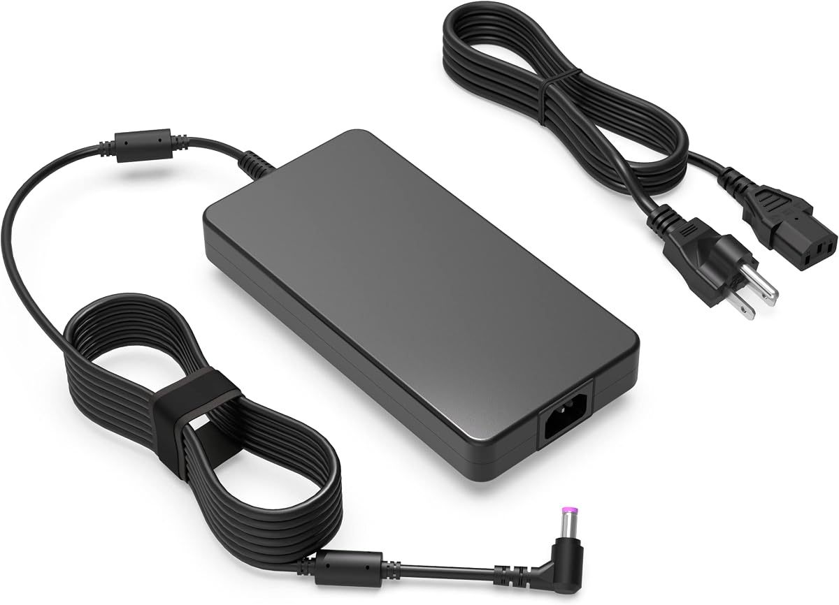 230W AC Charger Fit for Acer Predator Helios 300 PH315-55,Helios Neo 16 PHN16-71,Triton 14 PT14-51,Nitro 5 AN16-51 AN517-42,Nitro16 AN16-51,ConceptD 5 CN516-73G Gaming Laptop Power Supply Adapter Cord