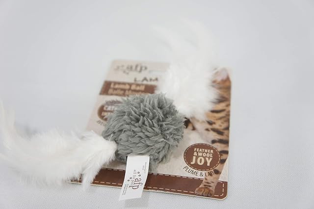 Foto 2 de 5 de All for Paws Juguete Lamb Cat En Forma de Bola, 5 cm
