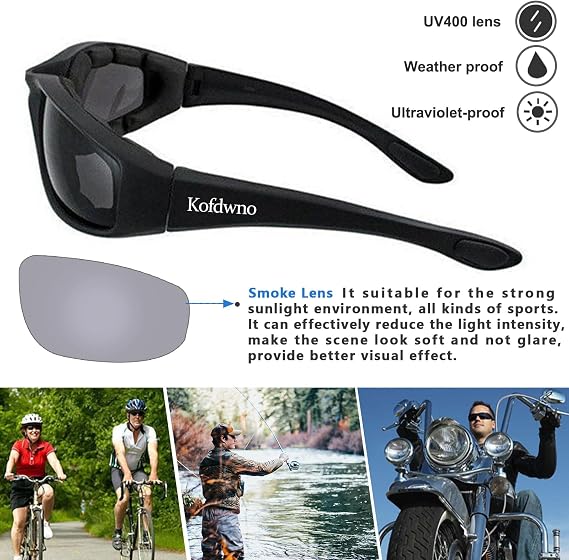 Driving Motorcycle Riding Glasses Anti-Wind Dustproof UV Protection Goggles Bicycle Sunglasses for Outdoor Sports