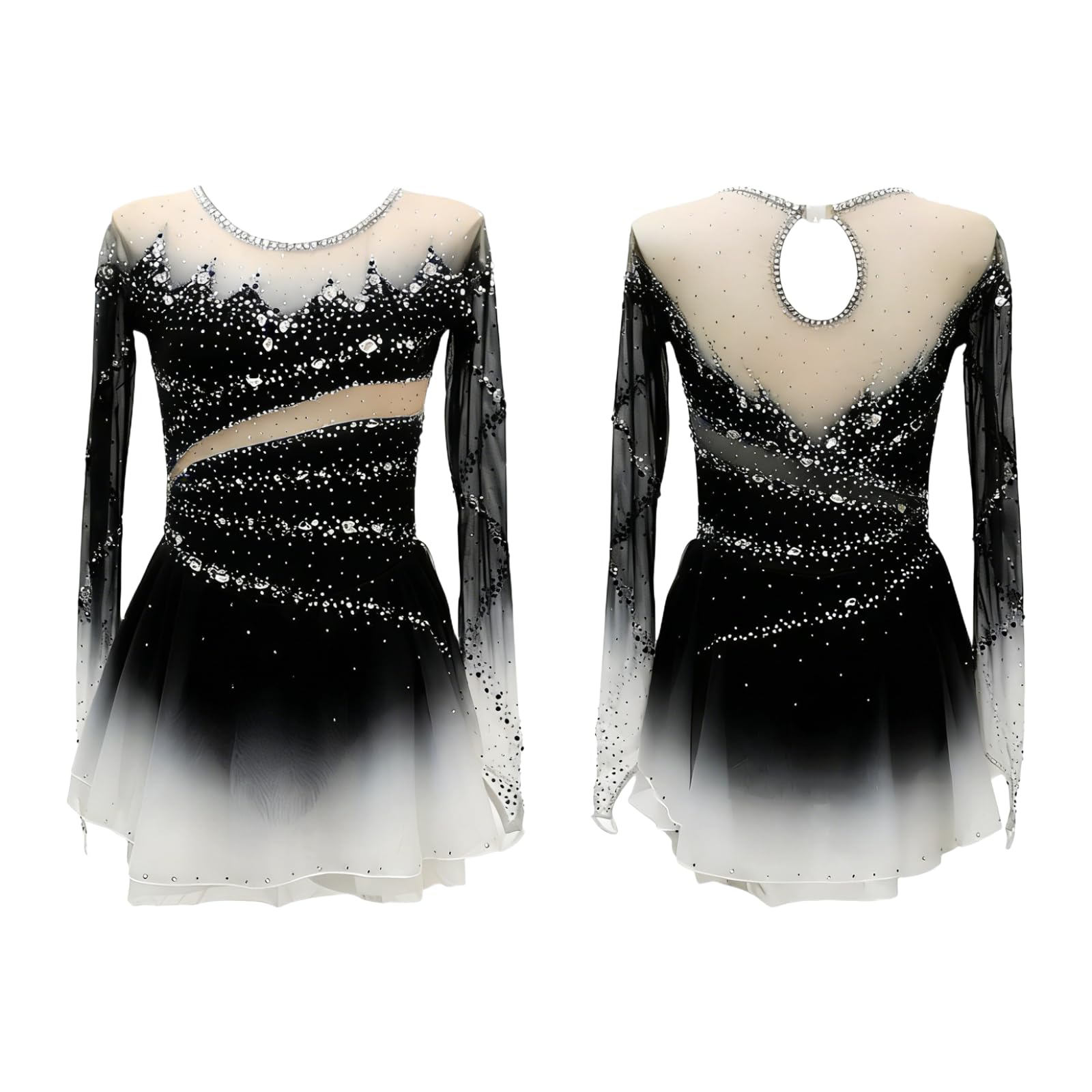 Figure Ice Skating Dress for Girls Kids