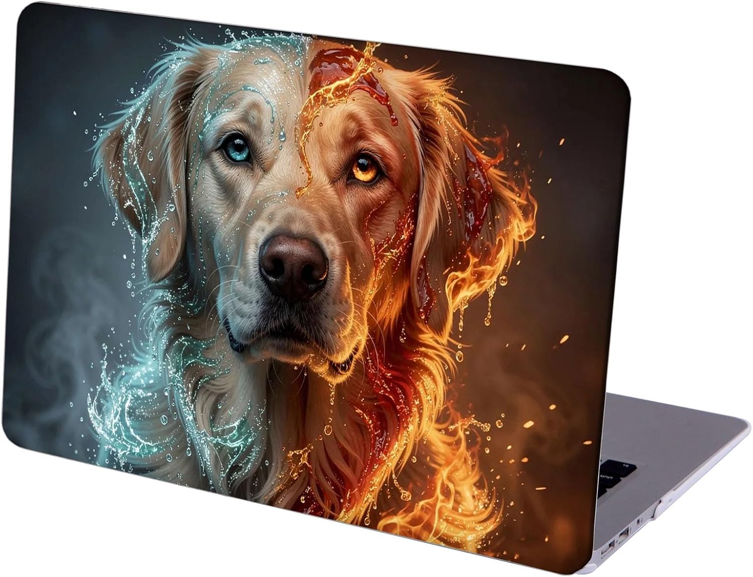 Compatible with MacBook Neo 13-inch, Hard Shell Case with Keyboard Cover and Screen Protector (A3404 A18 Pro chip, 2026 Release) - Golden Retriever MC21919
