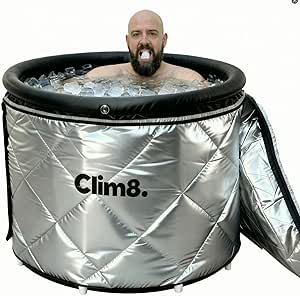 Insulated Cold Plunge Tub for Athletes and Fitness Enthusiasts, 116 Gallon Portable Ice Bath with Drainage Hose & Protective Cover
