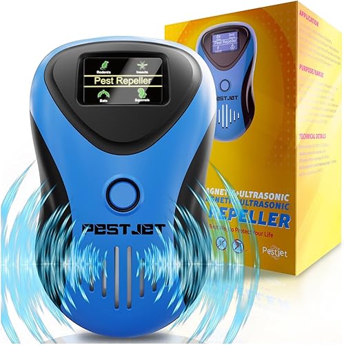 Potente repelente de ardillas con pantalla LCD 2026