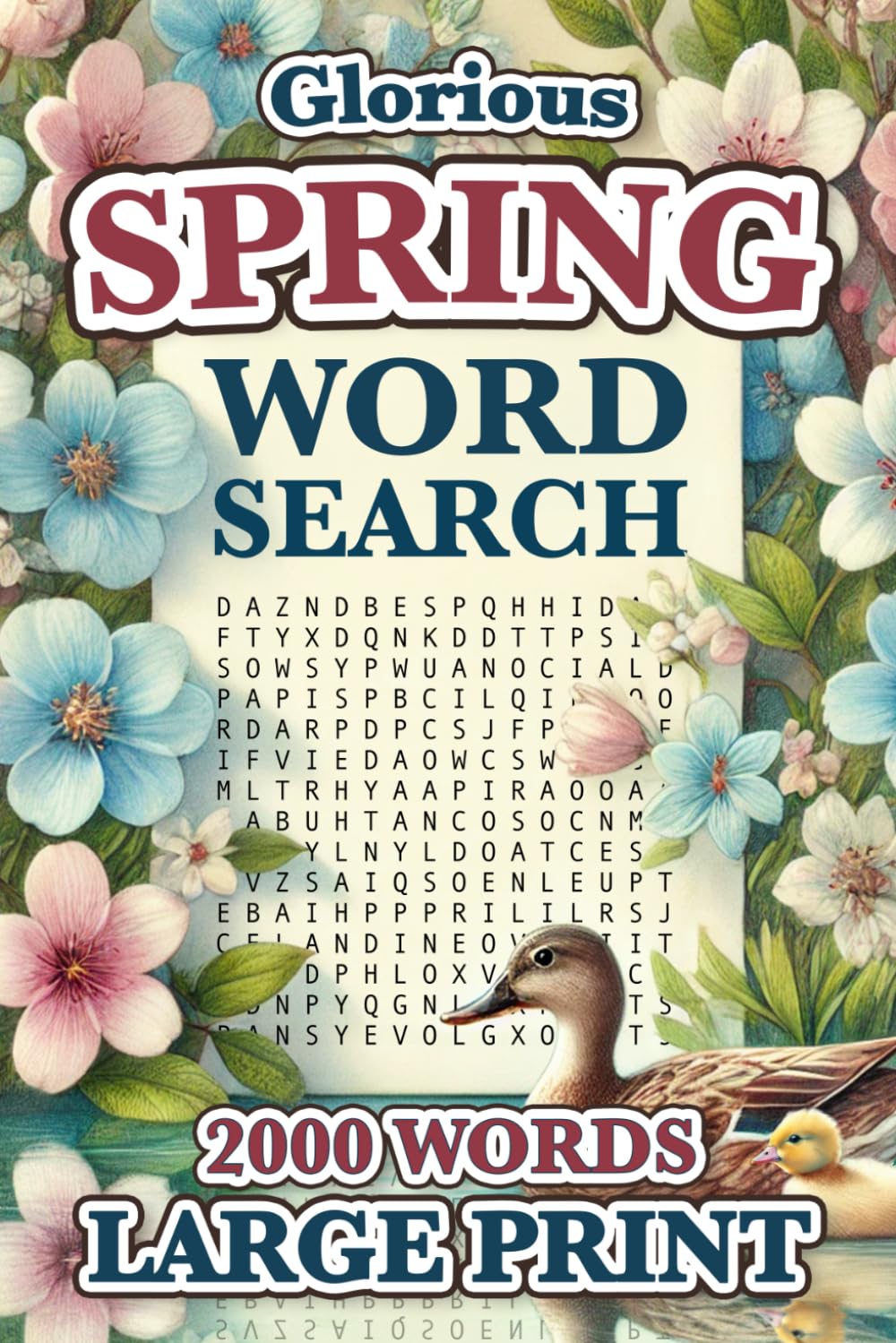 Spring Word Search Large Print: 2000 Words - 84 Puzzles - Big Font Word Find Book for Adults, Seniors, and Teens (Words of Wonder!)
