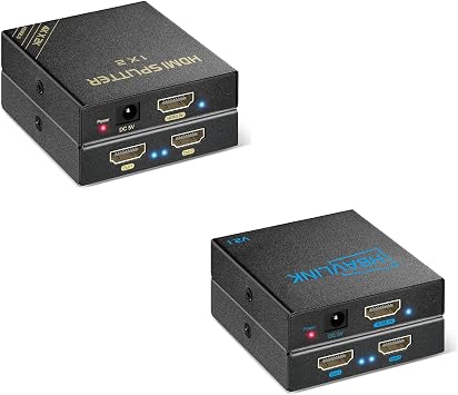 HDMI Splitter 1 in 2 Out + 8K HDMI 2.1 Splitter 4K 120Hz