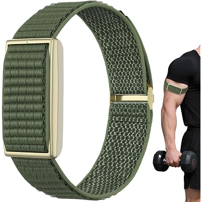 Yeahxing Bicep Strap for Polar Loop - Visible Armband 2.0 Replacement Strap with Polar Loop (2025), Secure Hook and Loop Closure, Soft Breathable Comfortable Adjustable Wristband for Men Women