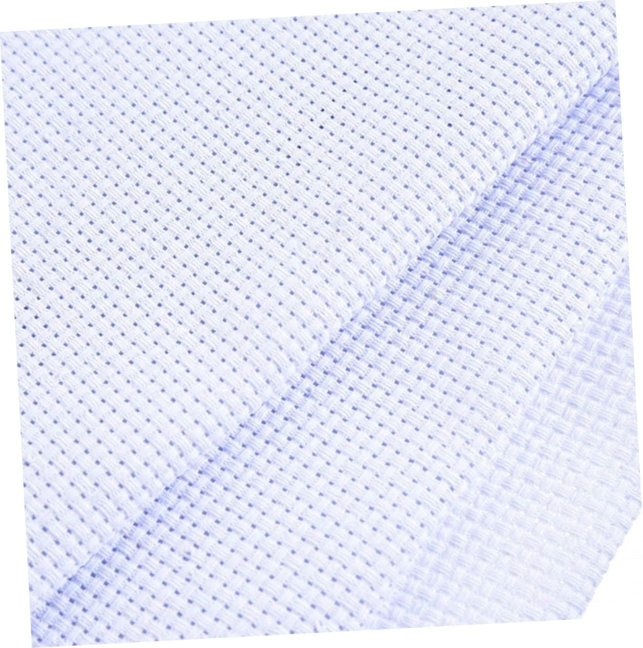 Gadpiparty 6Pcs Cross Stitch Cloth White Fabric for Needlework for DIY Embroidery Projects Durable and Soft Counted Cloth for Sewing