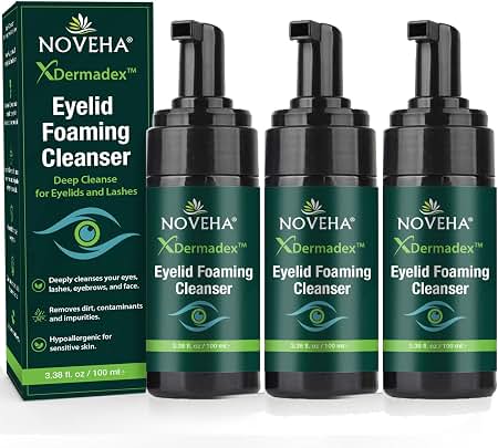 Amazon.com: NOVEHA Extra Strength Tea Tree Eyelid & Face Foaming