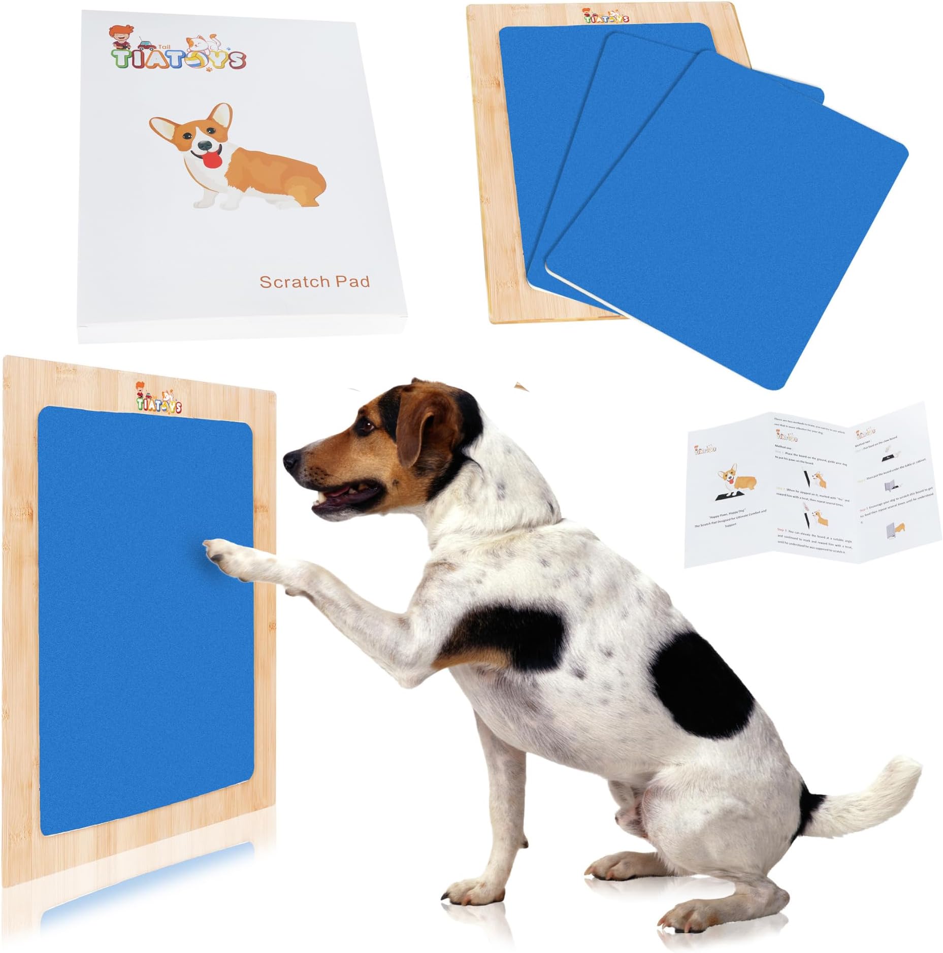Scratch Square for Dogs,Double Sided Dog Scratch Pad for