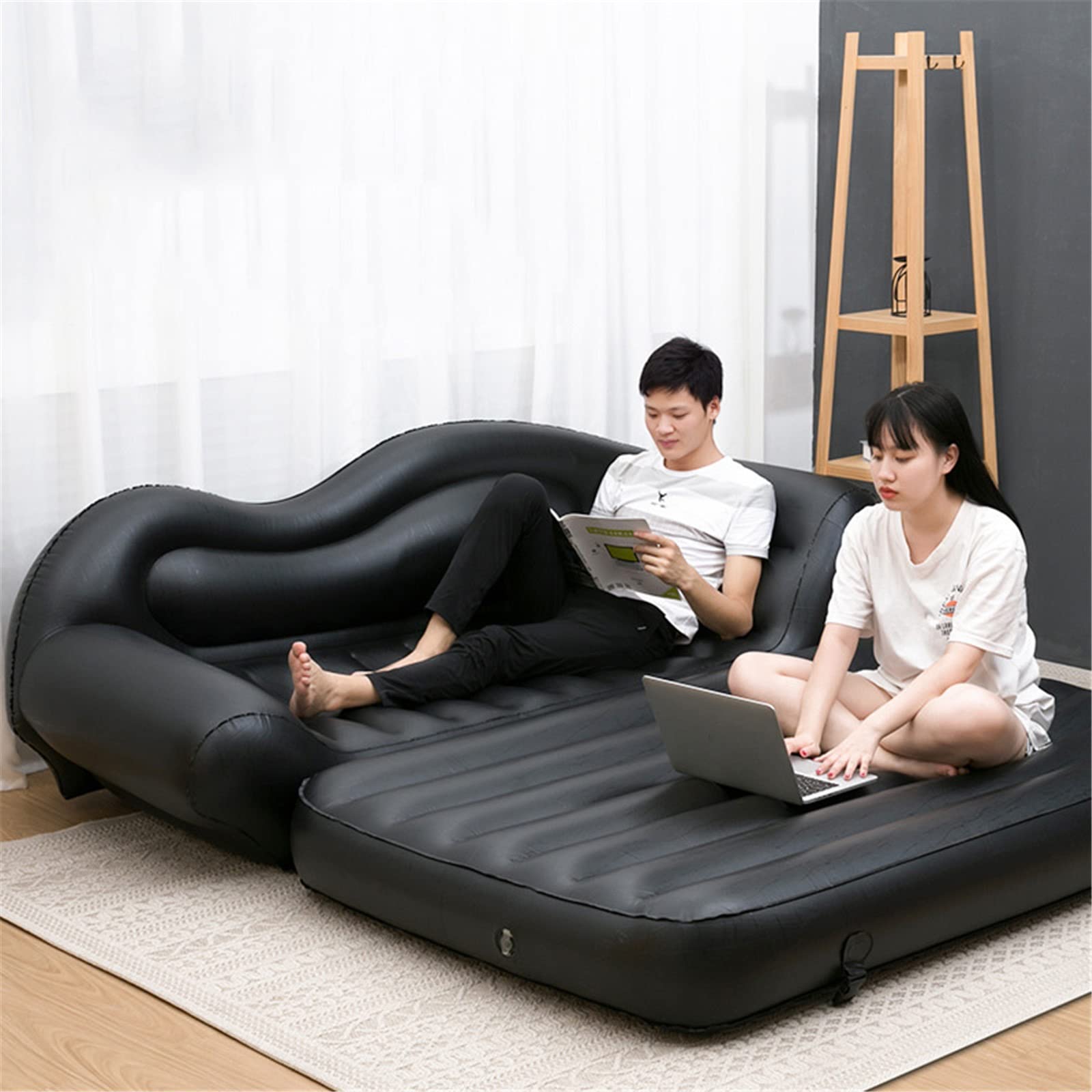 Amazon.co.jp: エアーソファー インフレータブルソファホーム 