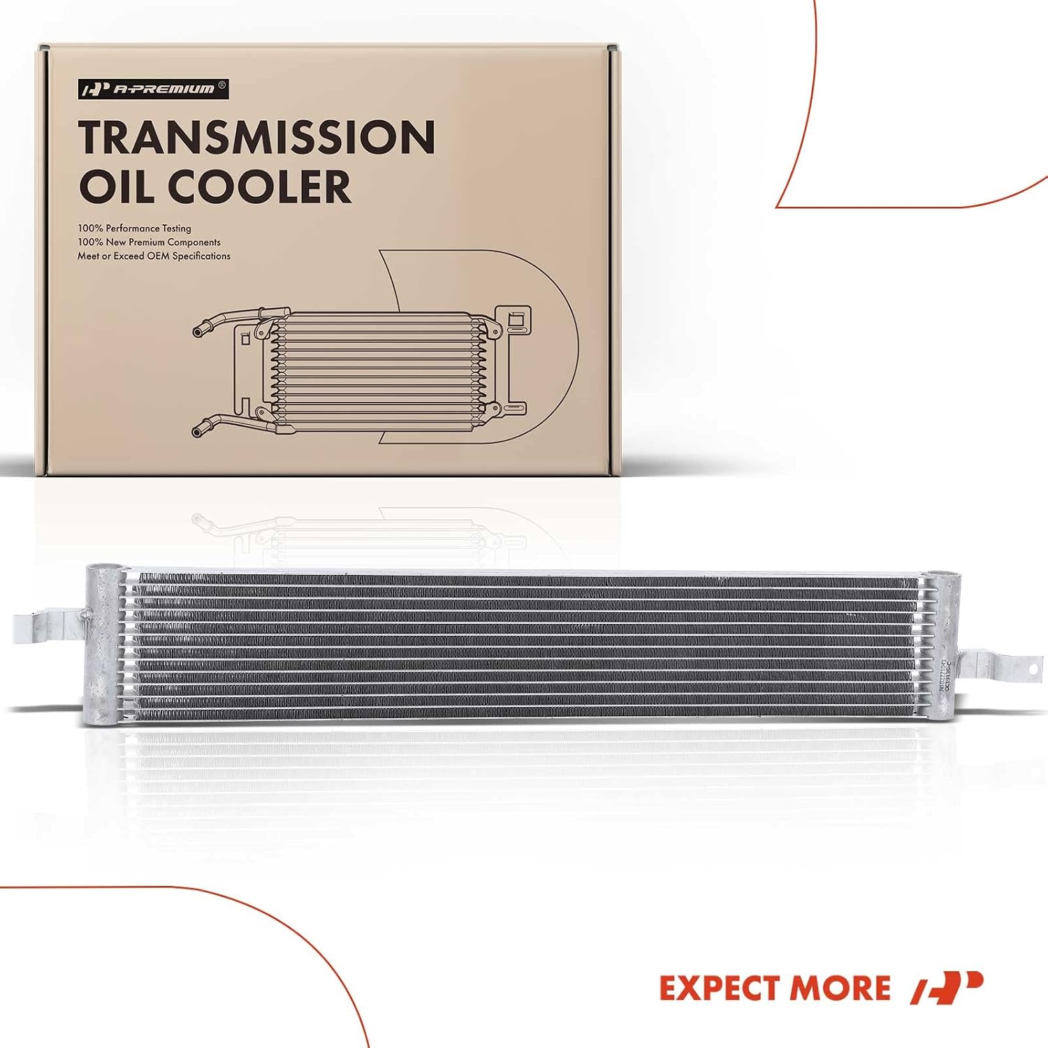 A-Premium Transmission Oil Cooler Compatible with Chevrolet Traverse 2018-2019 2.0L Replace# 84212785