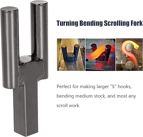 Miniatura 2 de Juego de herramientas resistentes de yunque de herrero de 1 pulgada – Corte en caliente, estaca de herramienta de pliegue, parte inferior llenadora,