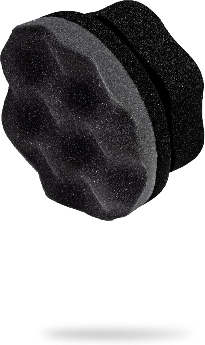 Pro Tire Hex Grip Applicator - Tire Shine Car Detailing Foam Sponge Tool | Car Cleaning Supplies After Car Wash leaner | for Vinyl Rubber & Trim Accessories | Wheel & Rim Cleaner