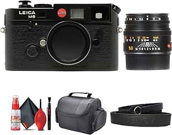 Amazon.com: Leica M6 Rangefinder 35mm Fully Mechanical Operation