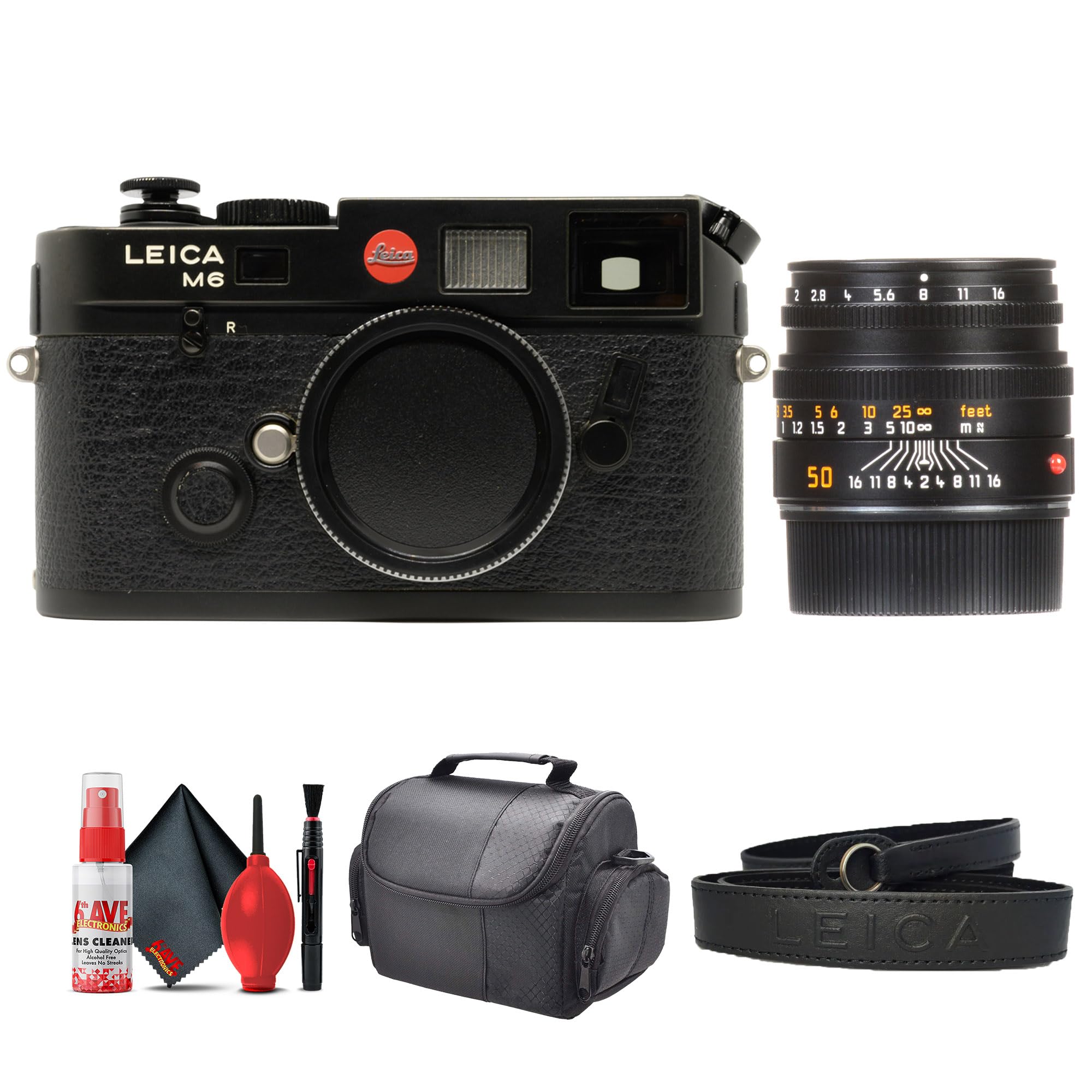整備済み　leica M6 BLACK 中古　良品 Amazon.com: Leica M6 Rangefinder 35mm Fully Mechanical