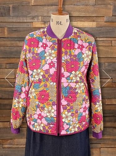 Image of Sussex Seamstress Selmeston Quilted Jacket Sewing Pattern - White - XS - 2XL - Men, Women - Outerwear, Jacket