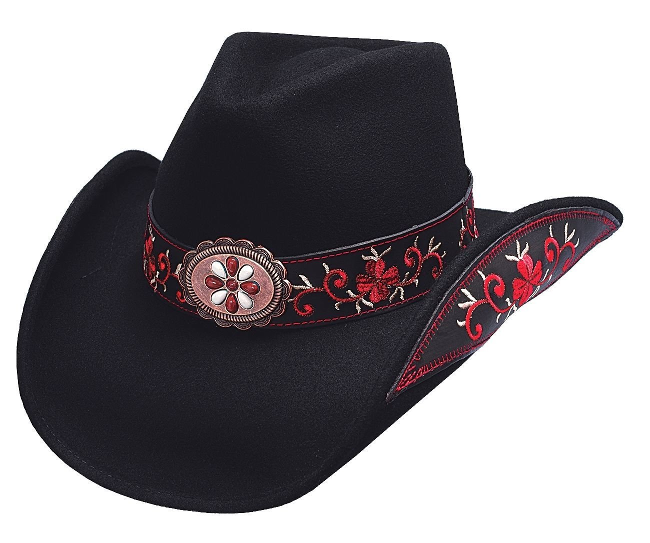 Bullhide Women's All For Good Wool Cowboy Hat Red Large