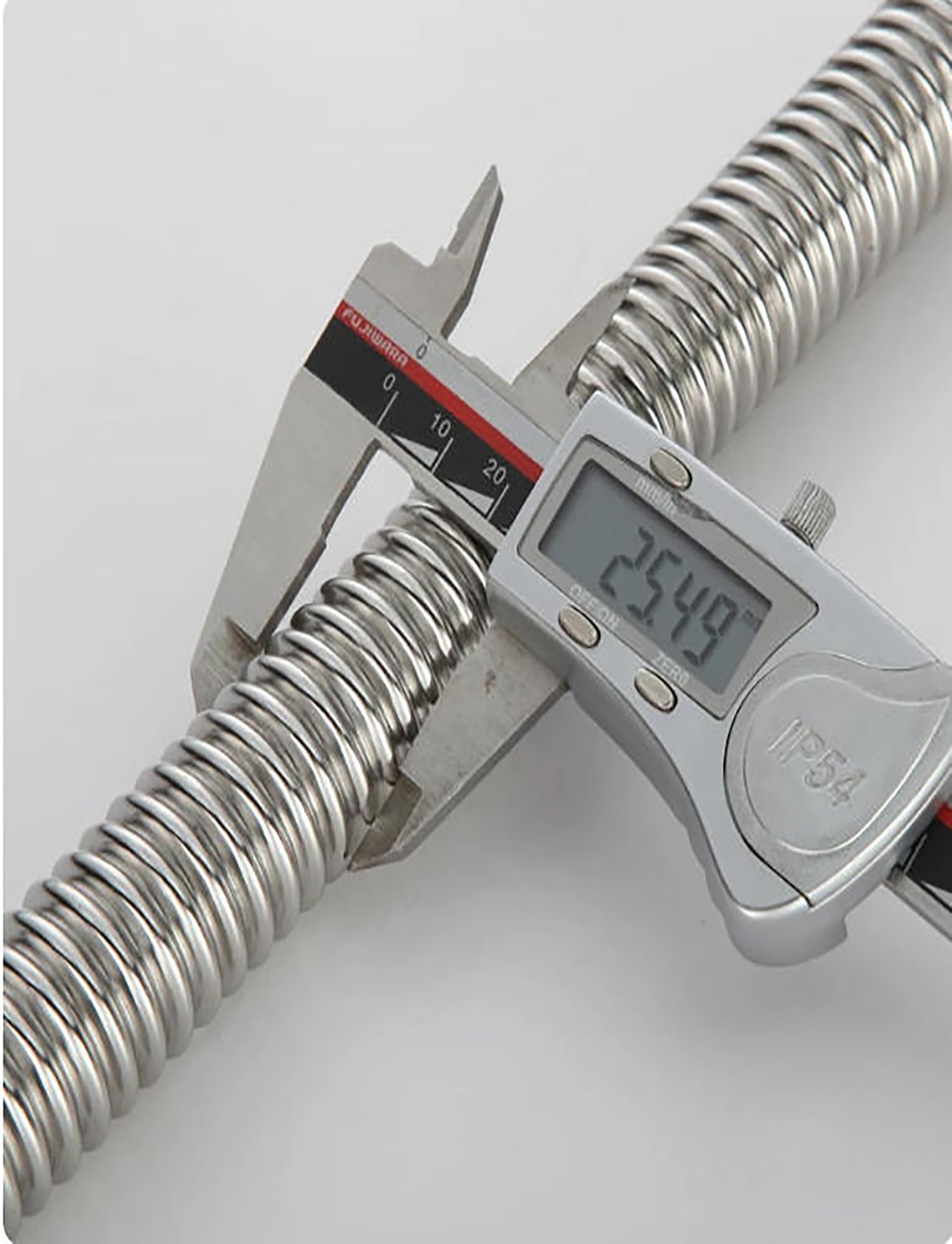 Manguera de metal flexible corrugado de acero inoxidable 304, para tuberías industriales (11.8 pulgadas)