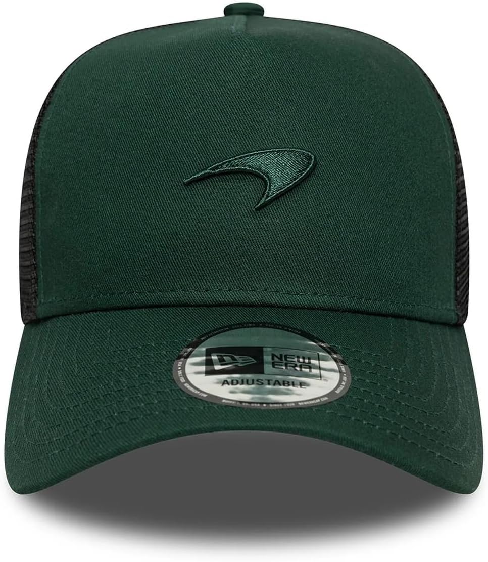 New Era Adult's 9Forty Trucker Seasonal Mclaren Racing Trucker Baseball Cap Hat Dark Green - Image 2