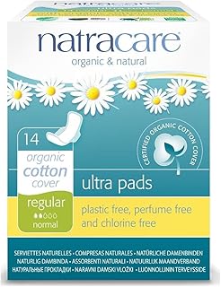 Natracare Cotton Natural Feminine Ultra Pads Regular With Wings By Natracare, 14 Ea, 14 Count