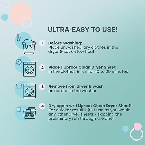 Miniatura 5 de Uproot Clean Secador de hojas reductoras de pelo de mascotas  Removedor de pelo de mascotas para lavandería  Rompe los lazos estáticos para evitar