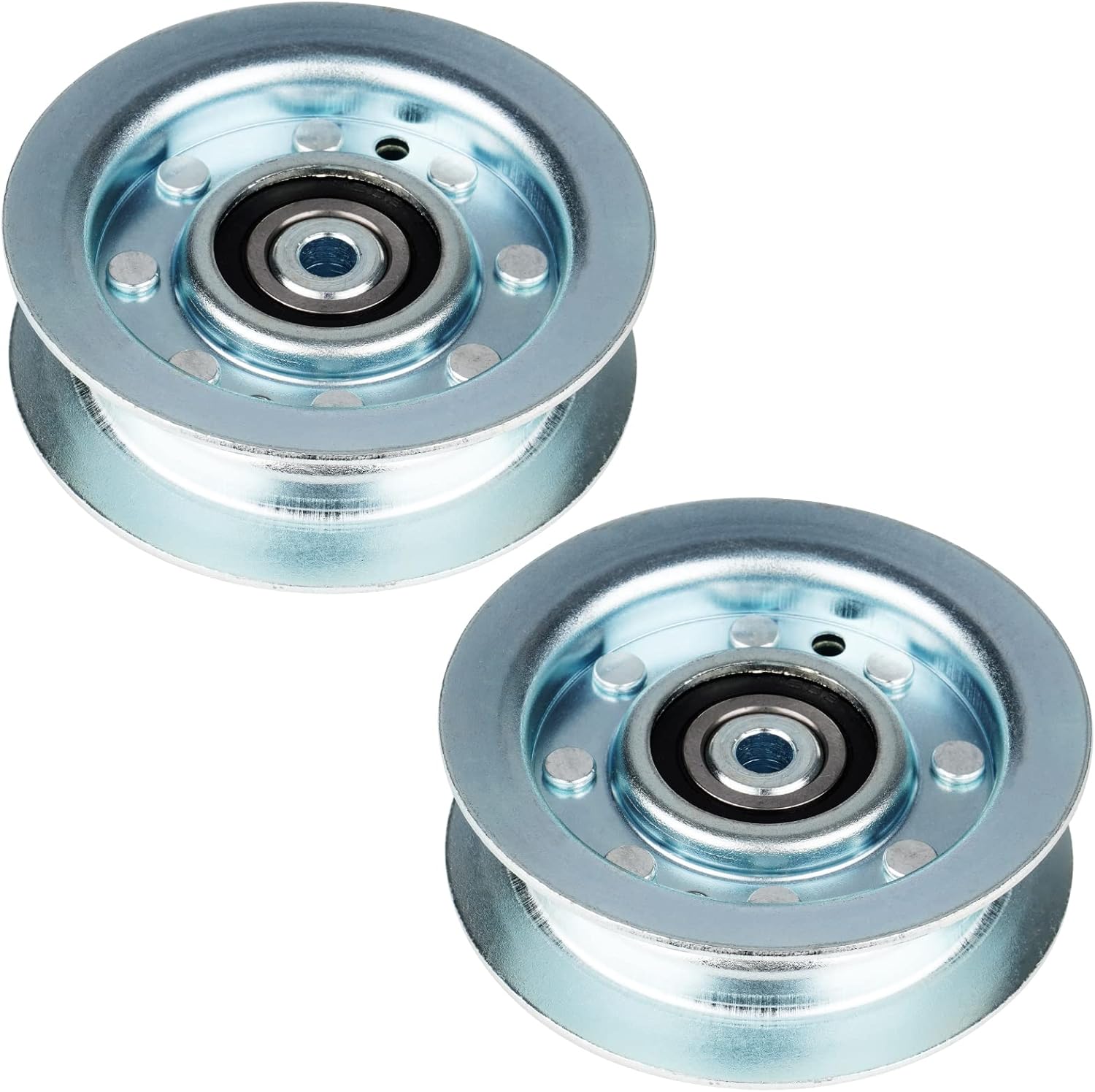 ILONPA Flat Idler Pulley AM146880 for John Deere X300 X304 X310 X320 X350 LTR155