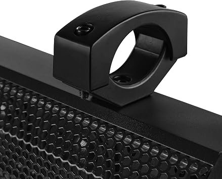 DS18 SB26BTXRGB 26 Marine Amplified Soundbar with Bluetooth USB & RGB Lighting, 6 Speakers, 600W Max, Rotating Control Panel, Great for Powersports, SXS, Golf Cart, ATV/UTV Sound bar 26 Inches
