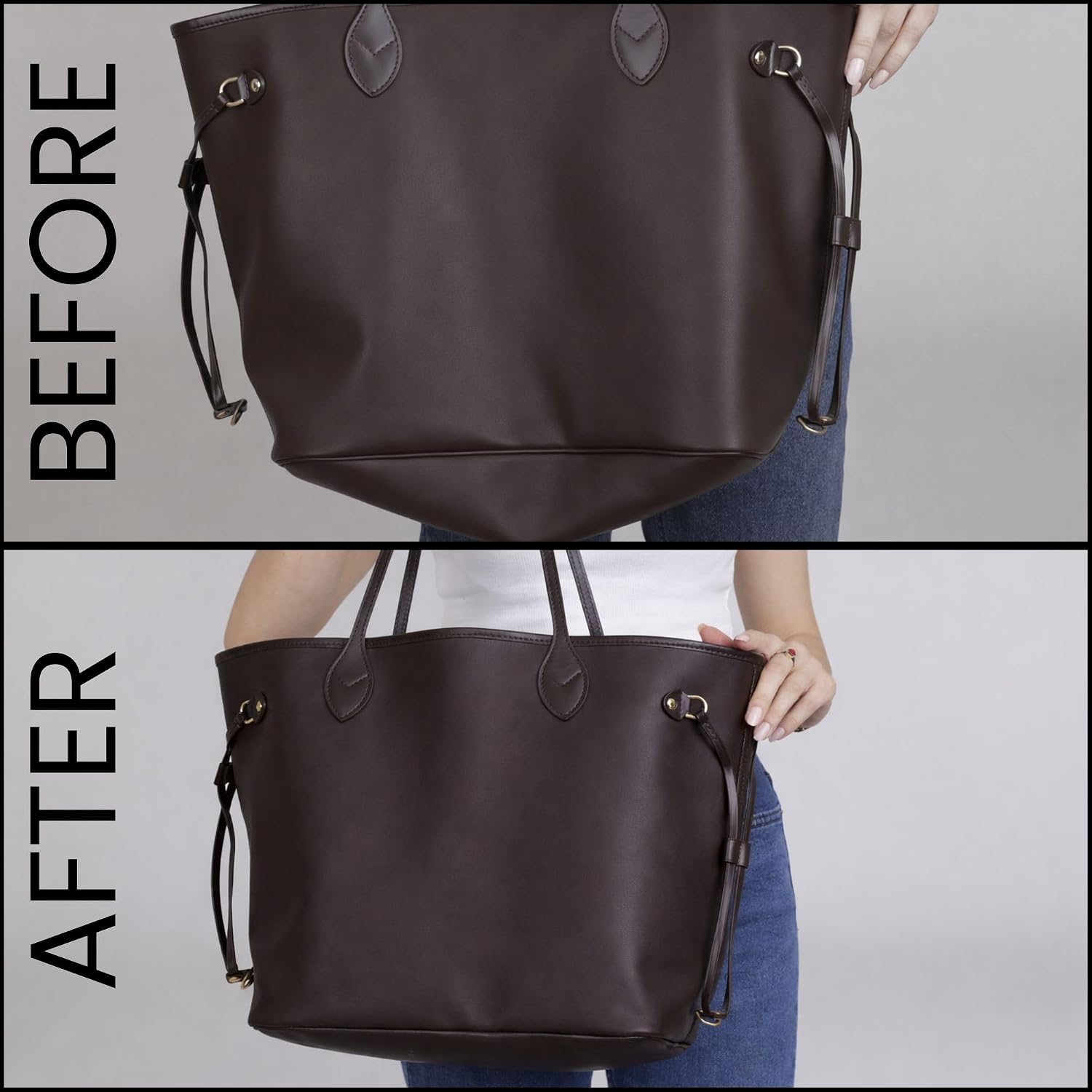 Custom Size Acrylic Bag Base Shaper – Made to Order, Prevents Bag Sagging for Designer Handbags