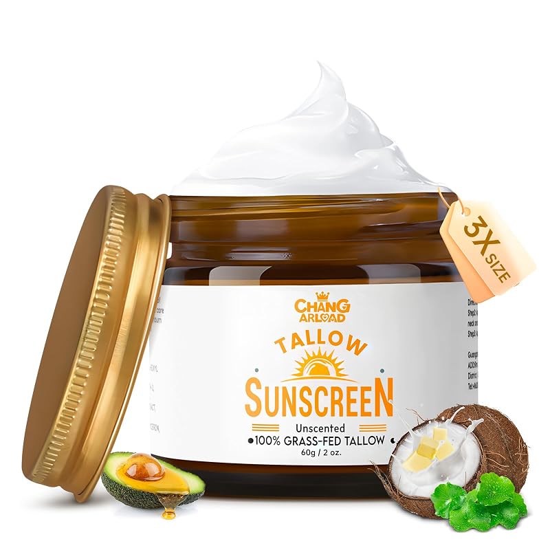 Protetor solar facial e corporal CHANGARLOAD com FPS 50, óxido de zinco não nano e sebo bovino, 60 g