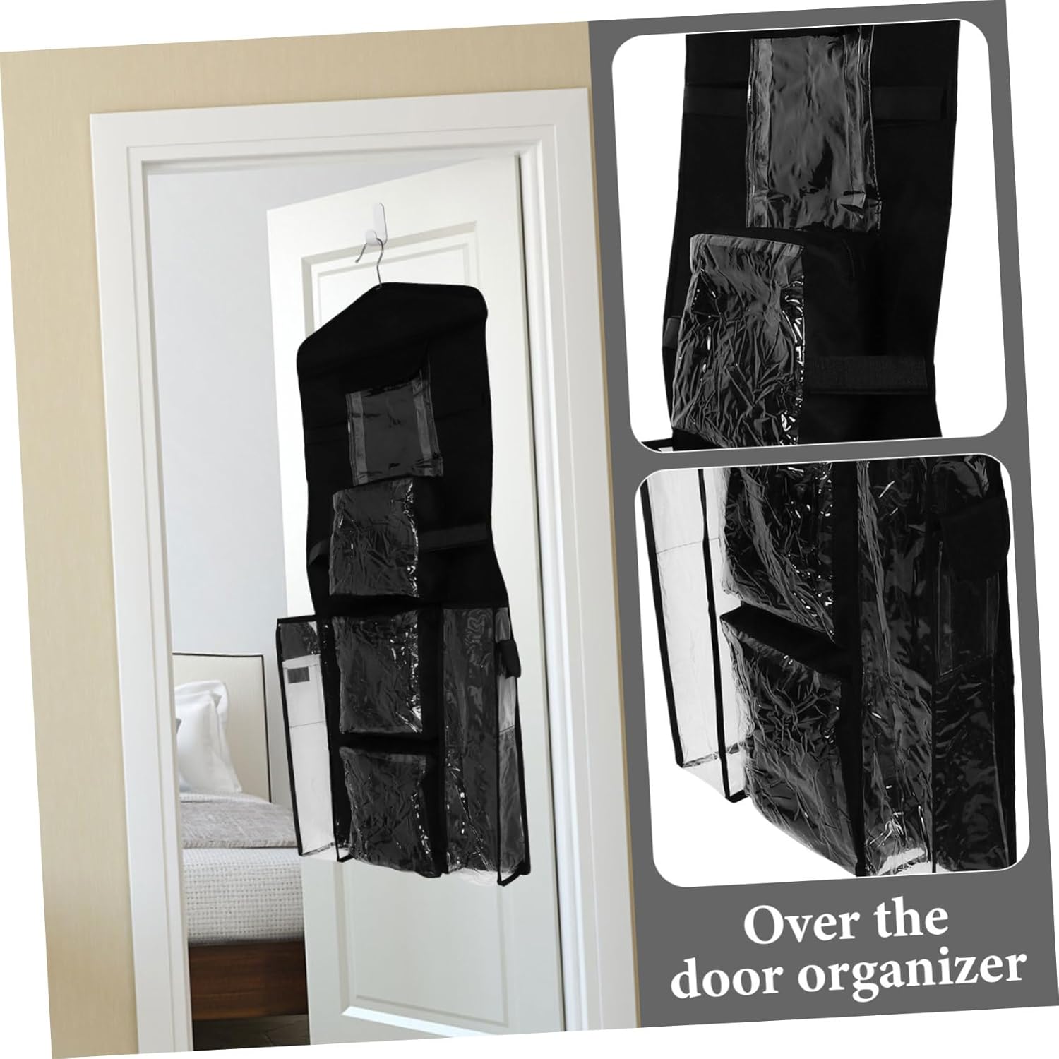 IMIKEYA Hanging Storage Bag for Wrapping Paper Over The Door Organizer Bag Organizer for Closet