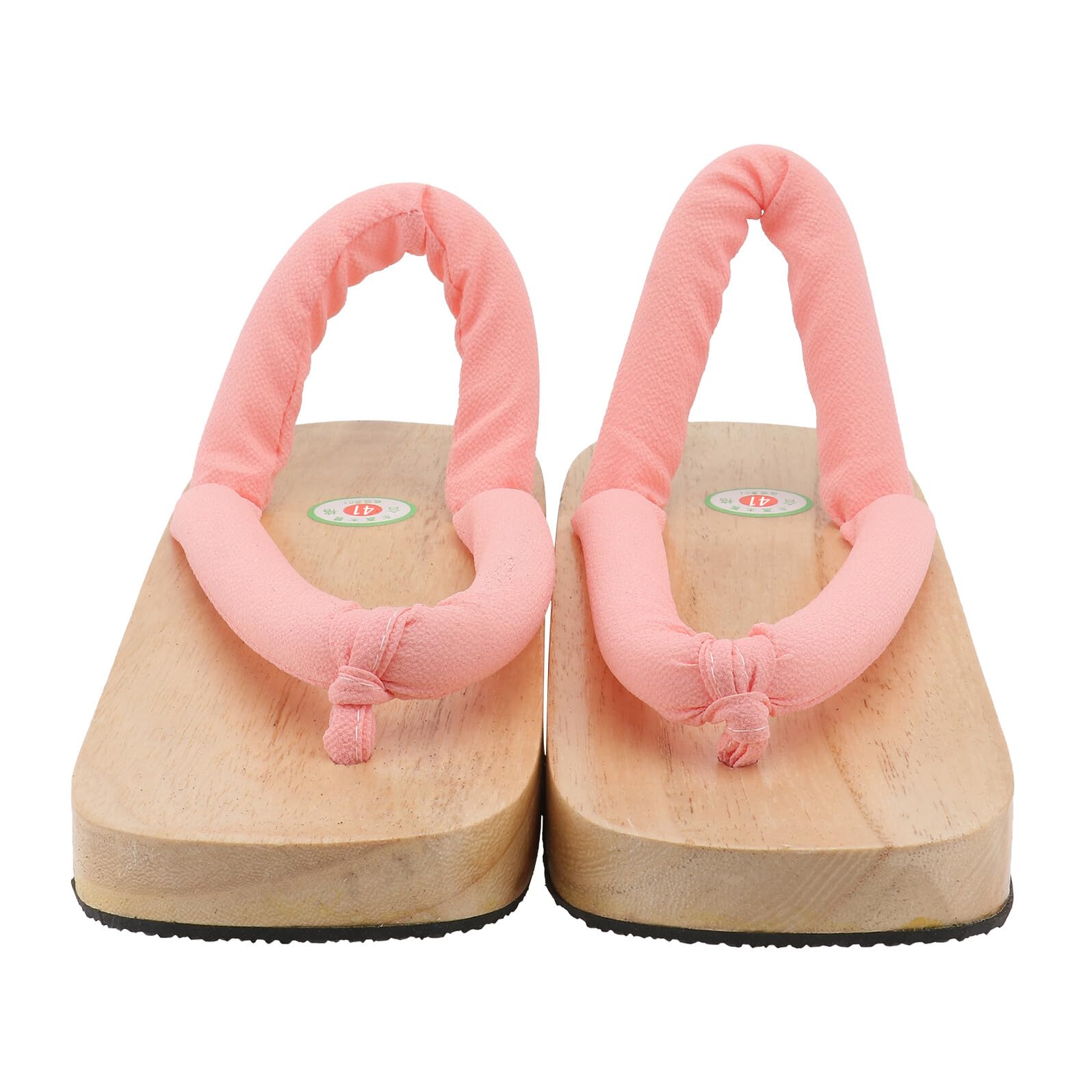 NOLITOY Sandalias Japonesas de Madera y Goma, Talla 41, 1 Par