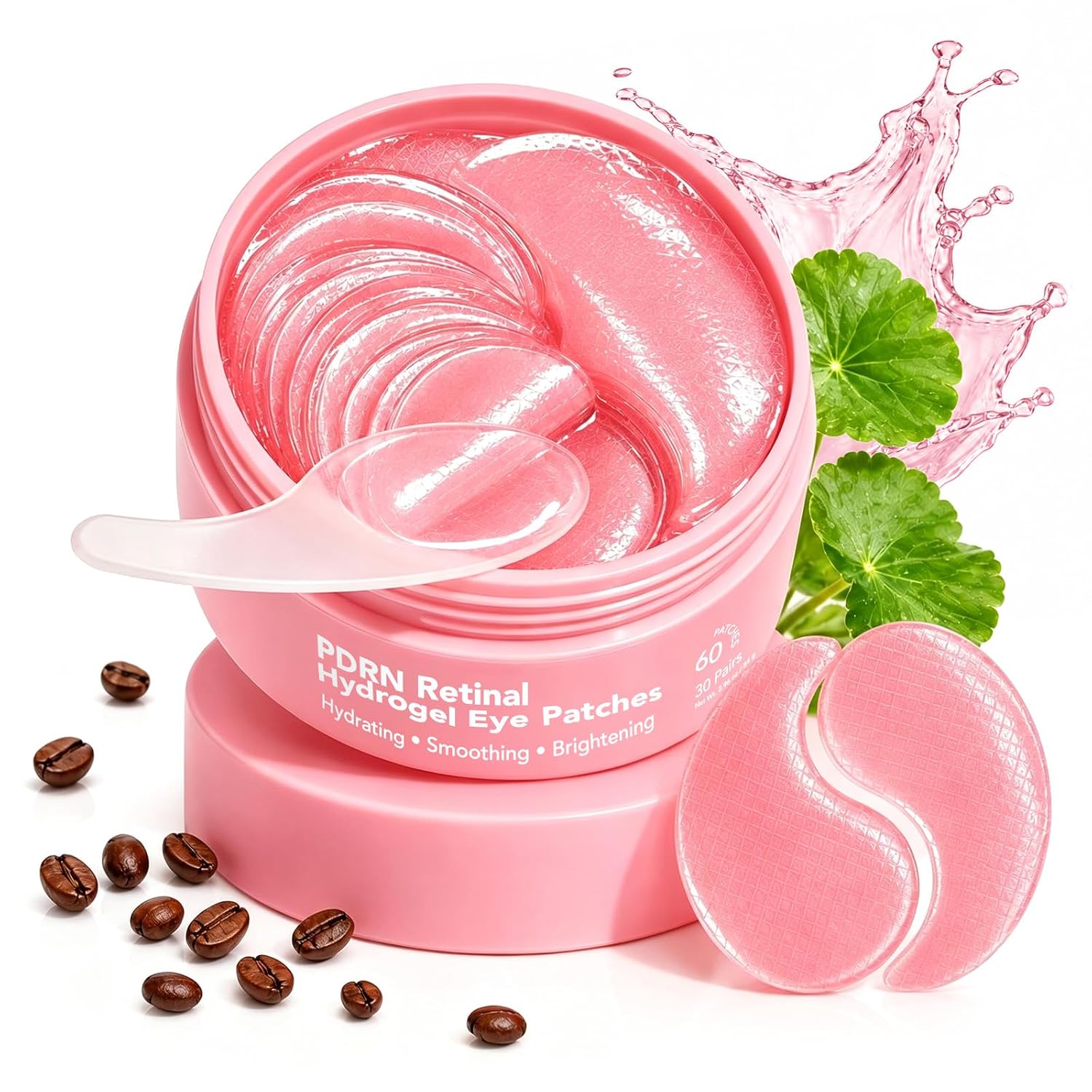 PDRN Retinal Eye Patches for Rejuvenating & Puffy Eyes with Niacinamide