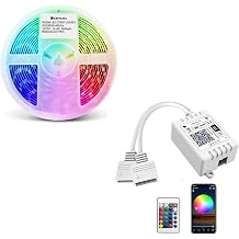 GIDEALED Smart Wifi RGBW LED Strip&RGBW Controller with RF Remote Control