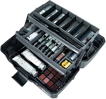 Amazon.com: ArtBin 6892AG 2-Tray Art Supply Box, Portable Art