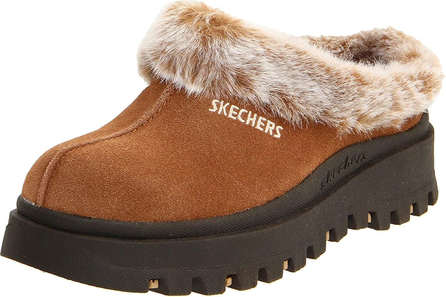 skechers fortress clog slipper