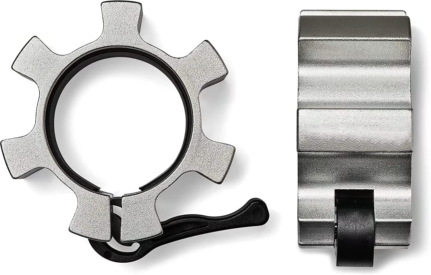 Manubri Olimpici in Metallo con Chiusura a Clip,Morsetto Bilanciere 50mm Olimpico Bar Collare per Sollevamento Pesi e Allenamento Olimpico per Allenamento, Sollevamento Pesi, Fitness