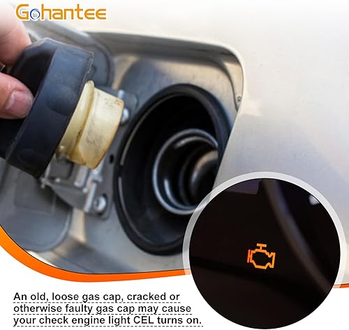 Miniatura 6 de gohantee Tapa de gasolina, conjunto de tapa de depósito de combustible 17670-SHJ-A31 compatible con Honda Accord, CR-V, CR-Z, Element, Odyssey,