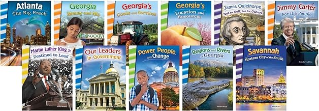 All About Georgia: Voting, Elections, Leaders, and Locations 11-Book Reader Set for Grades 2-4 (Social Studies: Informational Text)