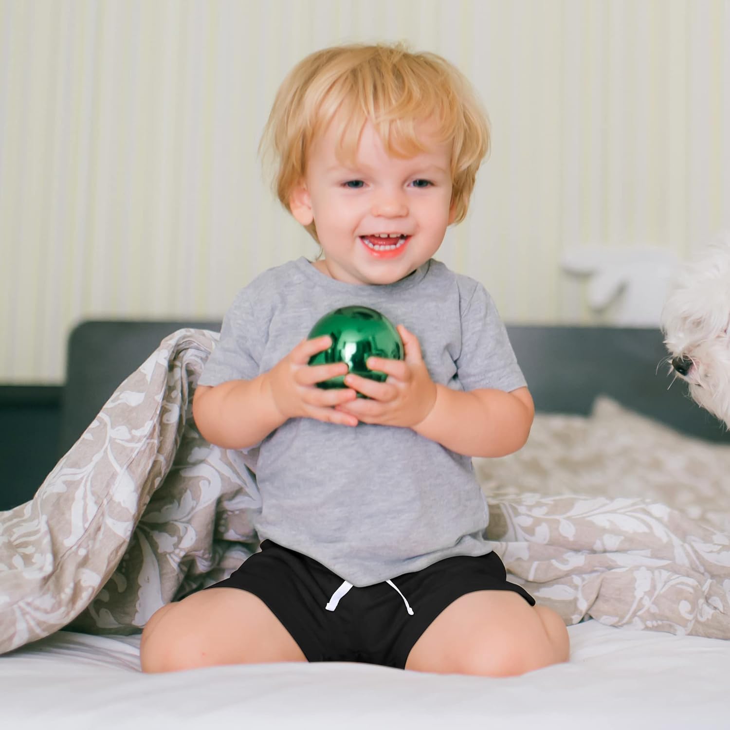 Resinta 4 Pack Baby Boys' Cotton Shorts Toddler Boy Soft Casual Pull-On Shorts Elastic Waist Kids Clothes for Summer - Image 7