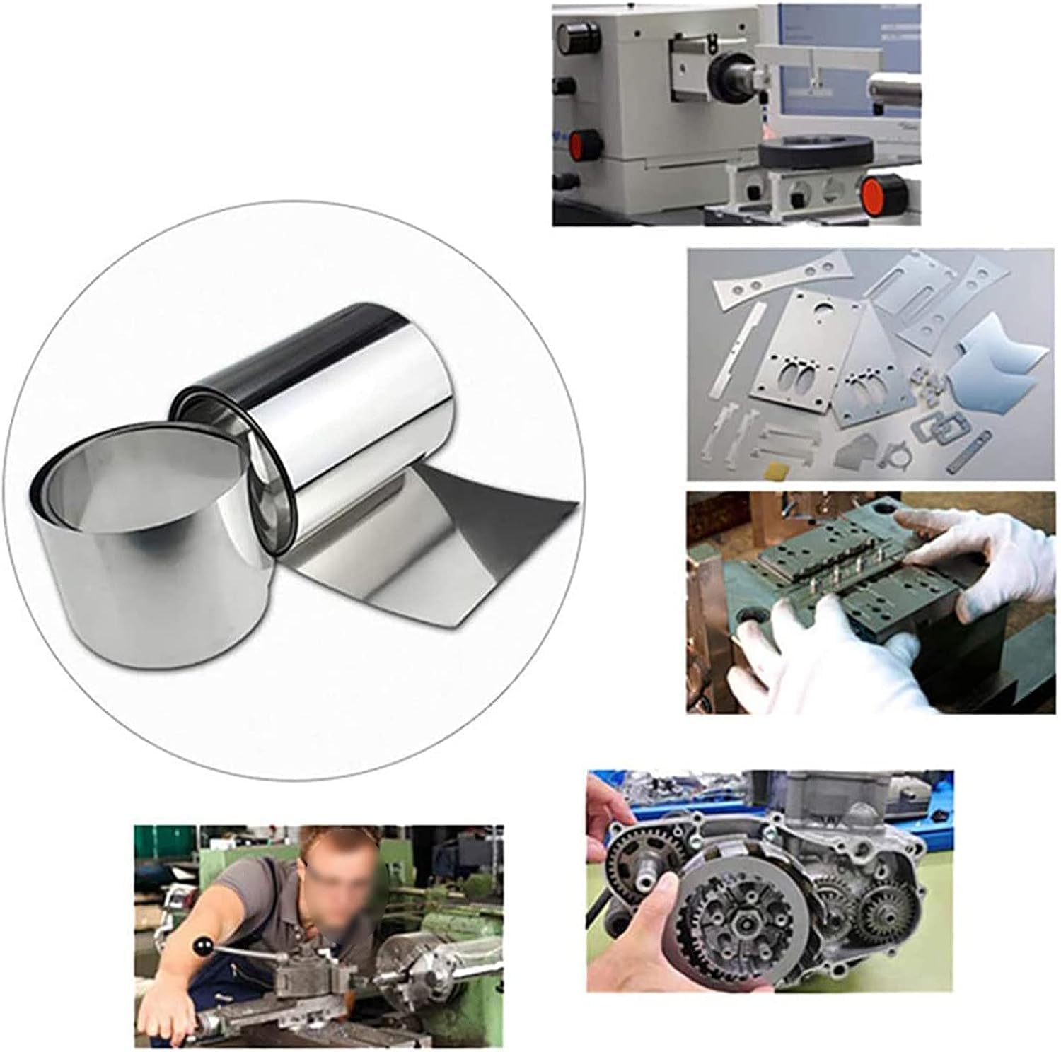 Lamiera In Acciaio Inox 304 - Rotolo 100mm X 2000mm X 0.25mm Per Fai Da Te E Elettronica - Foto 13