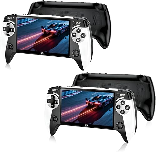 Saker - Consola de juegos retro de más de 20000 juegos Plus, 64 GB, barra de juegos con pantalla de 5.5 pulgadas, almacenamiento expandible, salida