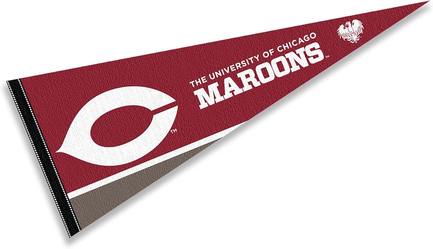 College Flags & Banners Co. Chicago Maroons Wordmark Logo Pennant Flag