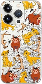 ERT GROUP Handyhülle für Apple iPhone 13 PRO Original und offiziell Lizenziertes Disney Muster Simba & Friends 010 optimal an die Form des Handy angepasst, mit Glitter Overflow Effekt