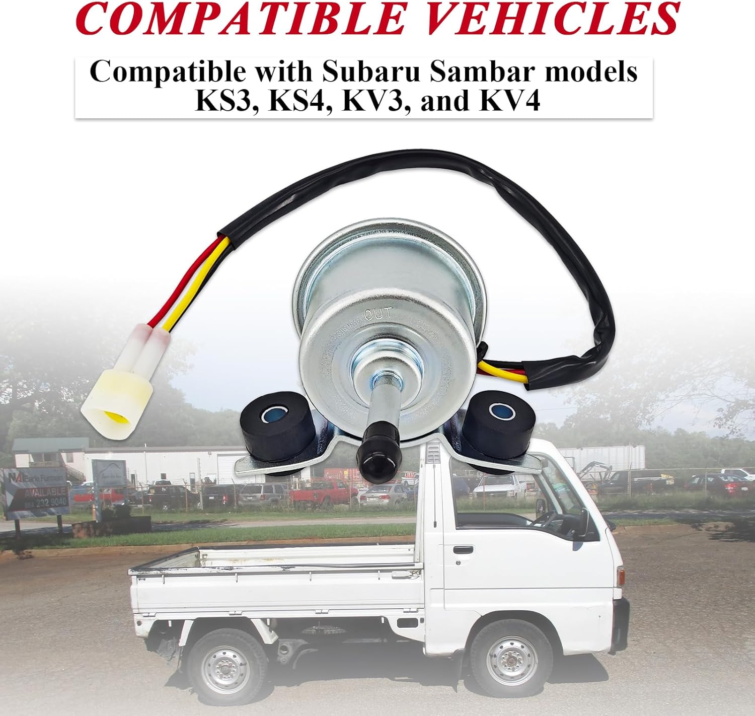 42021TA041 Fuel Pump Assembly Compatible with Subaru Sambar KS3 KS4 KV3 KV4